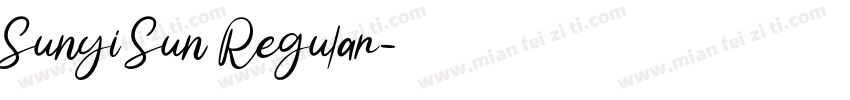 Sunyi Sun Regular字体转换
